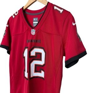 Tom Brady Tampa Bay Buccaneers Red Nike NFL Jersey Women’s M Football Game Day